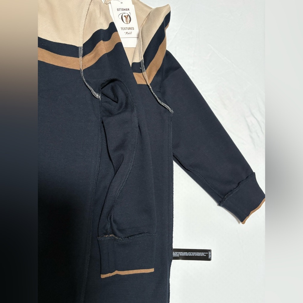 NWT-Denim & Flower Neutral Ribbed Crewneck Sweater - Picture 7 of 14